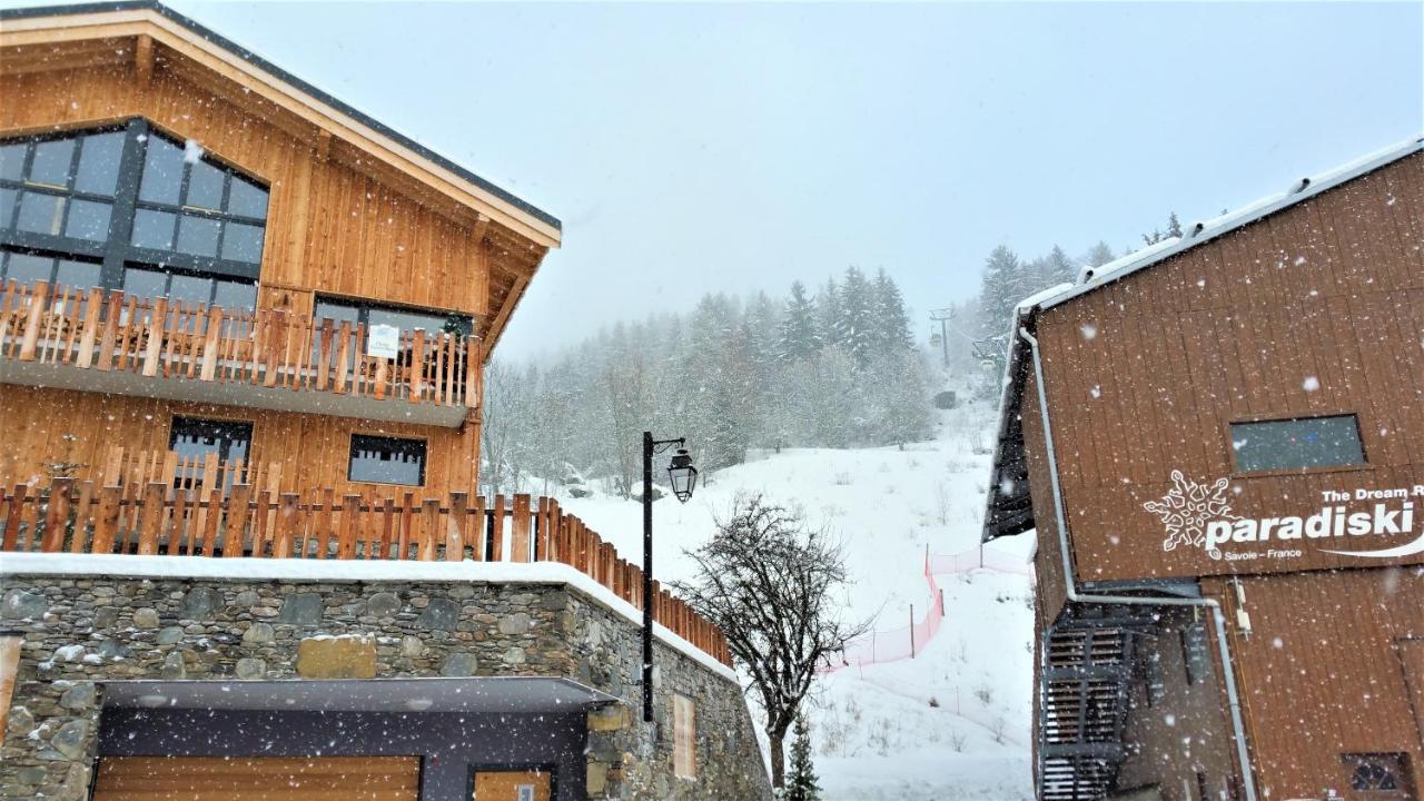 Chalet Hermine Bed & Breakfast La Plagne-Tarentaise Bagian luar foto